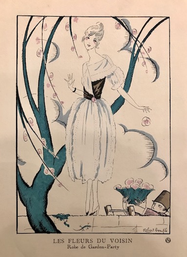  Les fleurs du voisin. Robe de Garden-Party 1920 Parigi